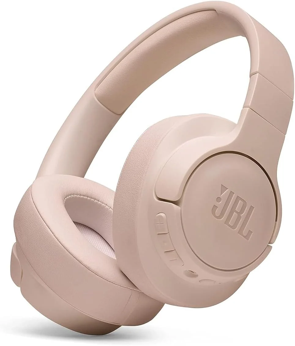 هدفون بی سیم رو گوشی JBL Tune 760NC با صدای قدرتمند JBL Pure Bass، ANC + Ambient Aware، باتری 50 ساعته، تماس هندزفری، دستیار صوتی، اتصال سریع - صورتی