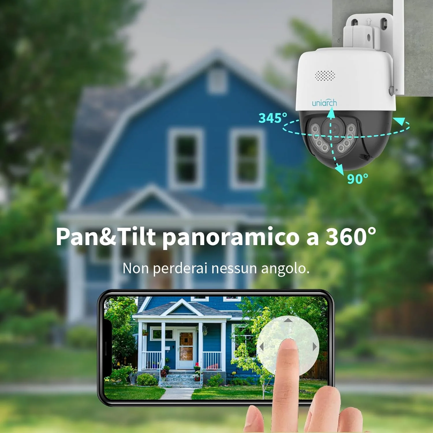 دوربین وای فای چرخشی و گردان 3 مگاپیکسلی HD مناسب فضای باز یونی آرک