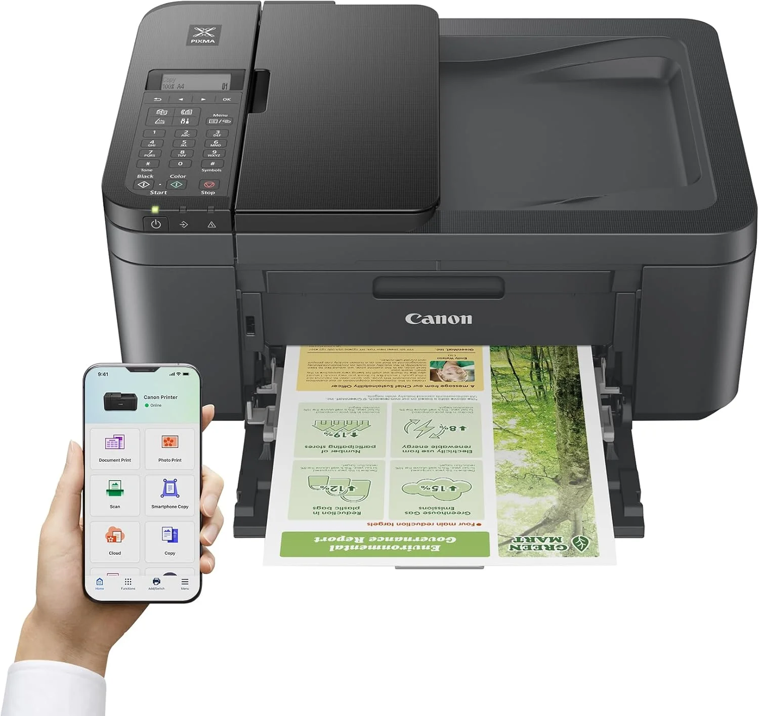 Canon PIXMA TR4755i - چاپگر چندکاره - رنگی - جوهرافشان - A4 (210 x 297 mm)