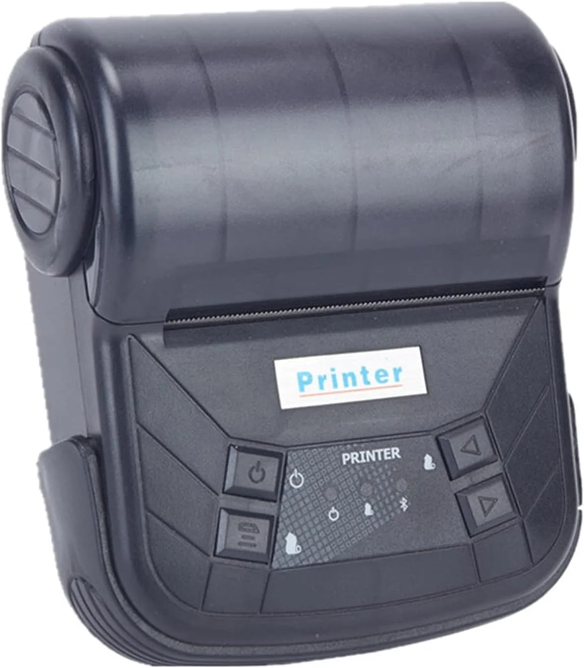 چاپگر جوهر افشان، چاپگر حرارتی کوچک قابل حمل USB DC5V 80mm سازگار با بلوتوث، چاپگر رسید سبک وزن، کاغذ موبایل (مشکی)