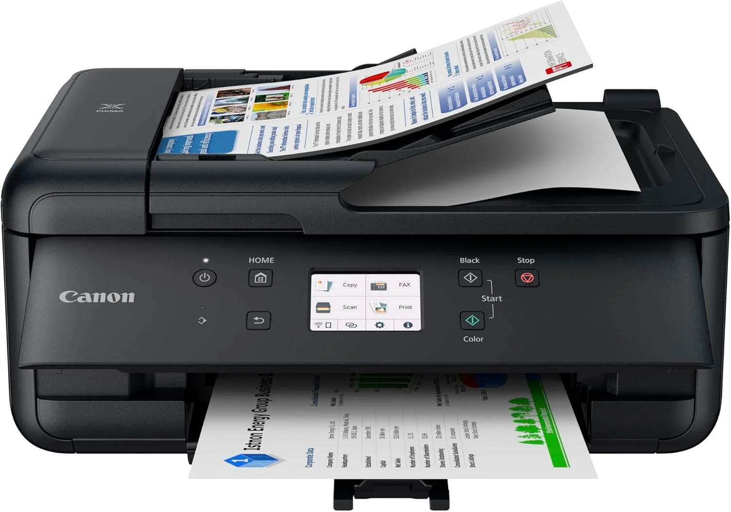 پرینتر جوهرافشان چندکاره کانن مدل PIXMA TR7650 سایز A4 با رزولوشن 4800 x 1200 DPI و اتصال Wi-Fi