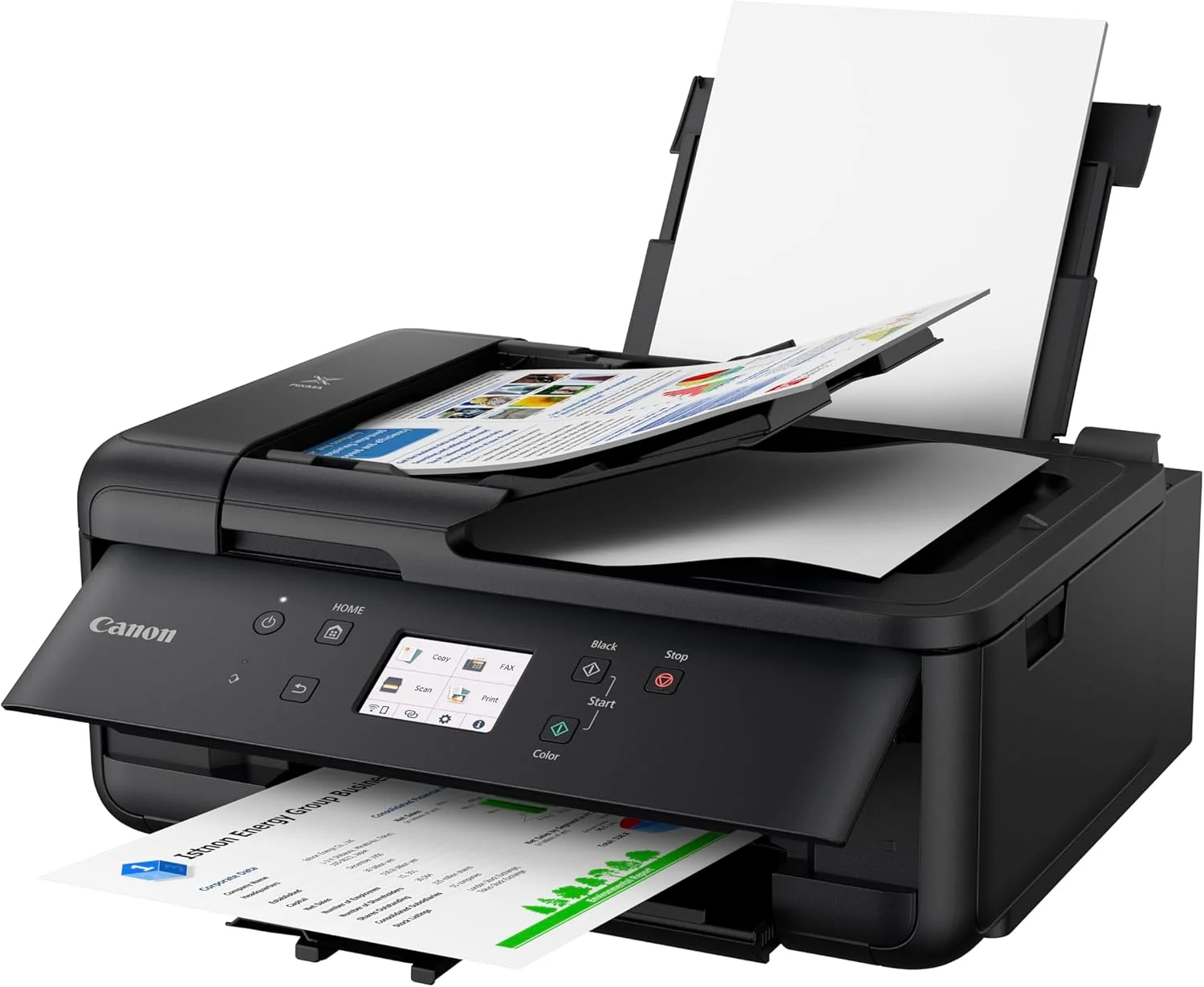 پرینتر جوهرافشان چندکاره کانن مدل PIXMA TR7650 سایز A4 با رزولوشن 4800 x 1200 DPI و اتصال Wi-Fi