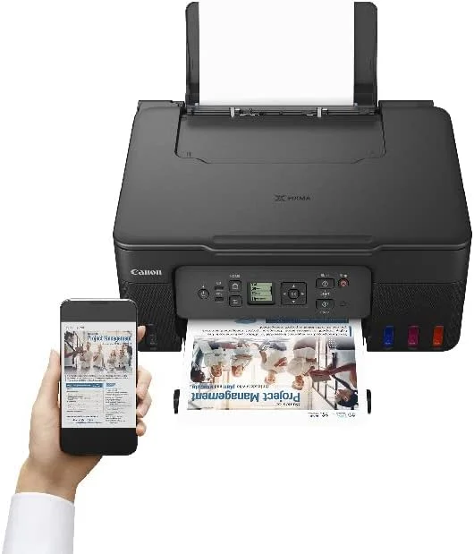 پرینتر مخزن دار رنگی بی سیم سه کاره کانن PIXMA G3470 - مشکی - نسخه امارات
