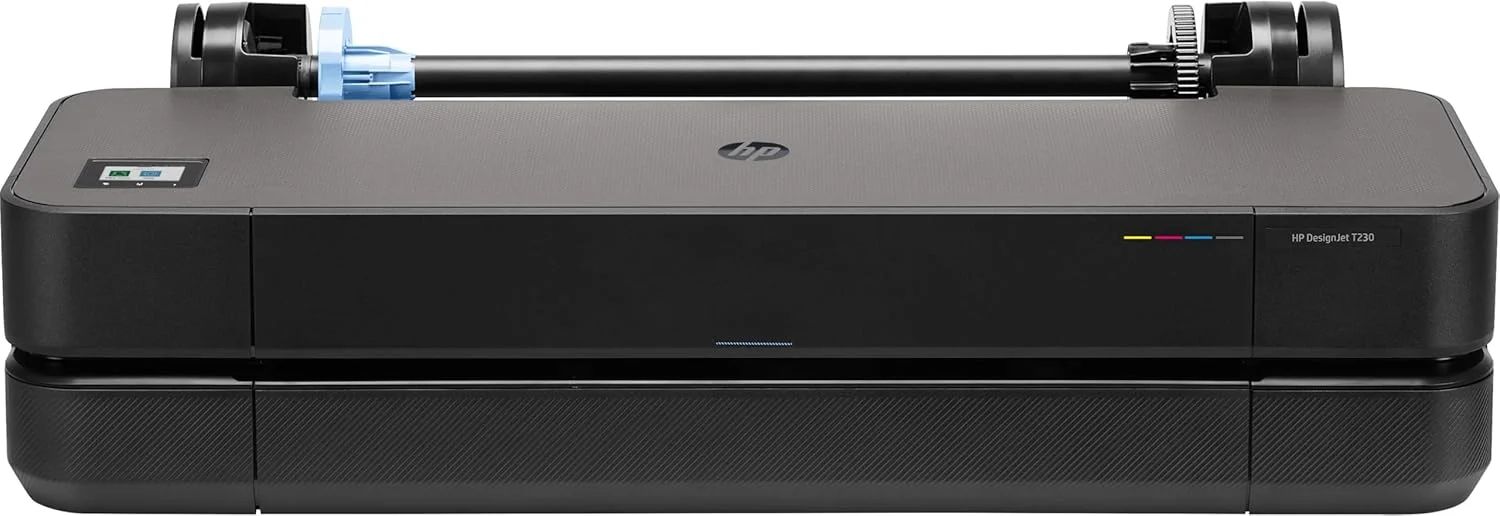 پلاتر/پرینتر جوهرافشان رنگی عریض اچ پی DesignJet T230، ۲۴ اینچ، وای فای، 2400 X 1200 DPI