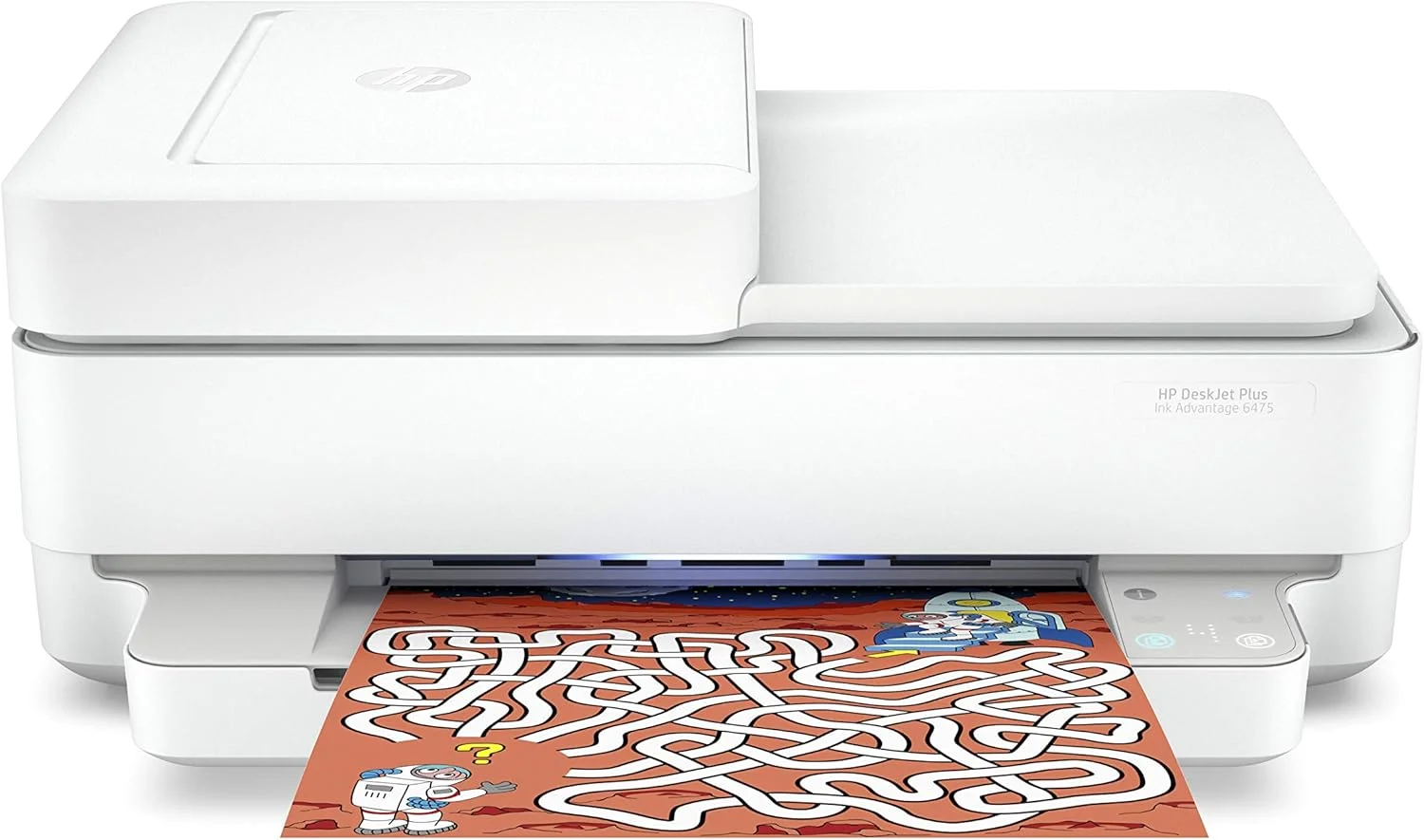 پرینتر جوهرافشان چندکاره HP DeskJet Plus Ink Advantage 6475، بی‌سیم، پرینت، کپی، اسکن و فکس
