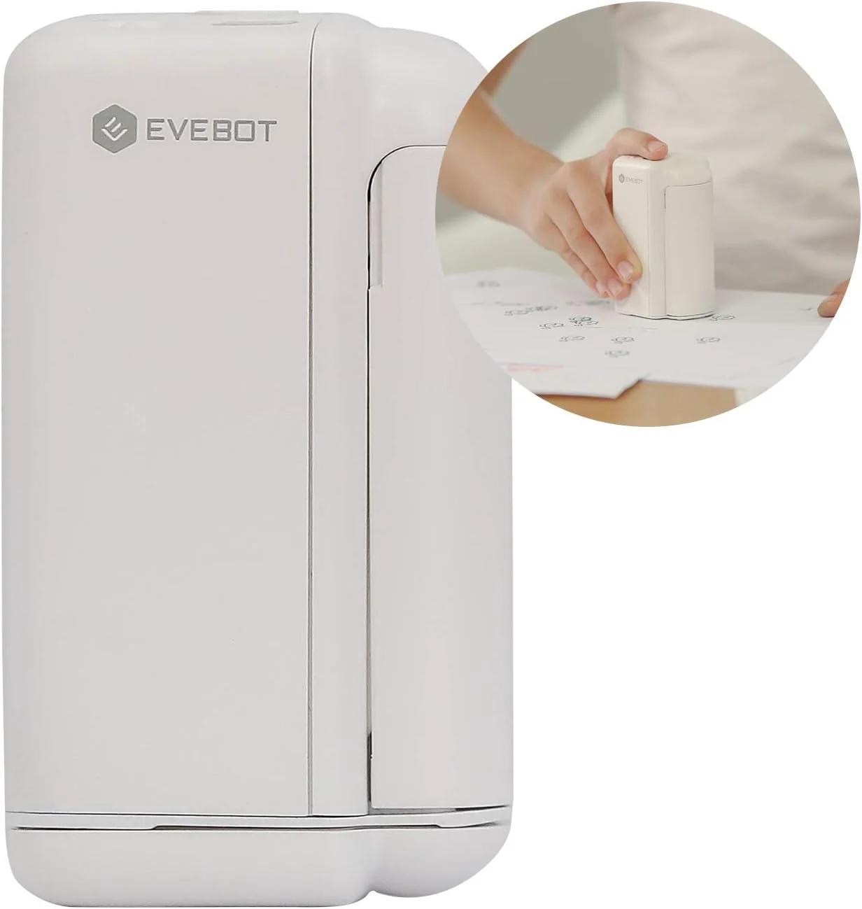 چاپگر جوهرافشان مینی قابل حمل دستی مورلیان PrintPods با کارتریج جوهر اتصال WiFi سازگار با تلفن هوشمند Android/iOS