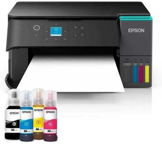 پرینتر چندکاره A4 مدل EcoTank ET-2950 با قابلیت Wi-Fi و AirPrint، دارای قابلیت چاپ دو طرفه، اسکن و کپی