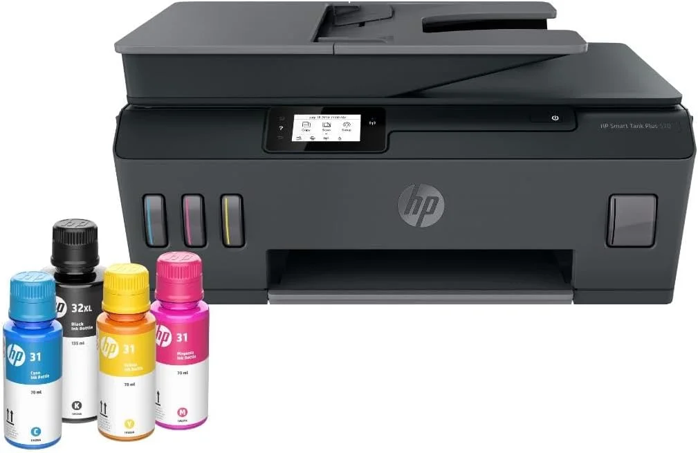 پرینتر مخزن جوهر بی سیم همه کاره HP Smart Tank Plus 570 به همراه جوهر تا 2 سال (5HX14A)