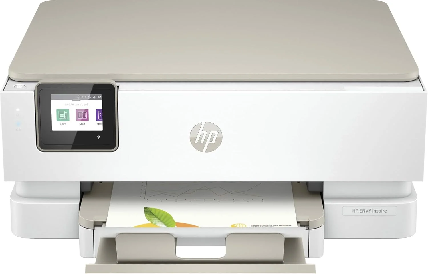پرینتر رنگی چندکاره خانگی HP ENVY Inspire 7220e برای چاپ، کپی، اسکن بی‌سیم؛ HP+؛ سازگار با HP Instant Ink؛ اسکن به PDF