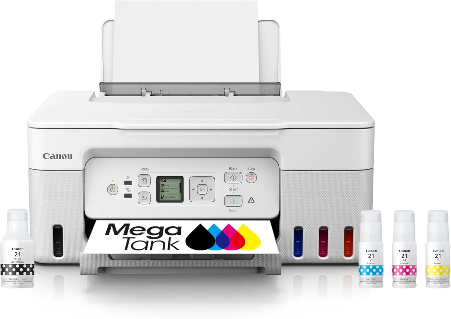 پرینتر چندکاره بی سیم مگاتانک کانن PIXMA G3270 WH