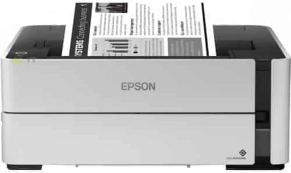 پرینتر جوهرافشان تک رنگ اپسون EcoTank ET-M1170 با قابلیت اتصال Wi-Fi