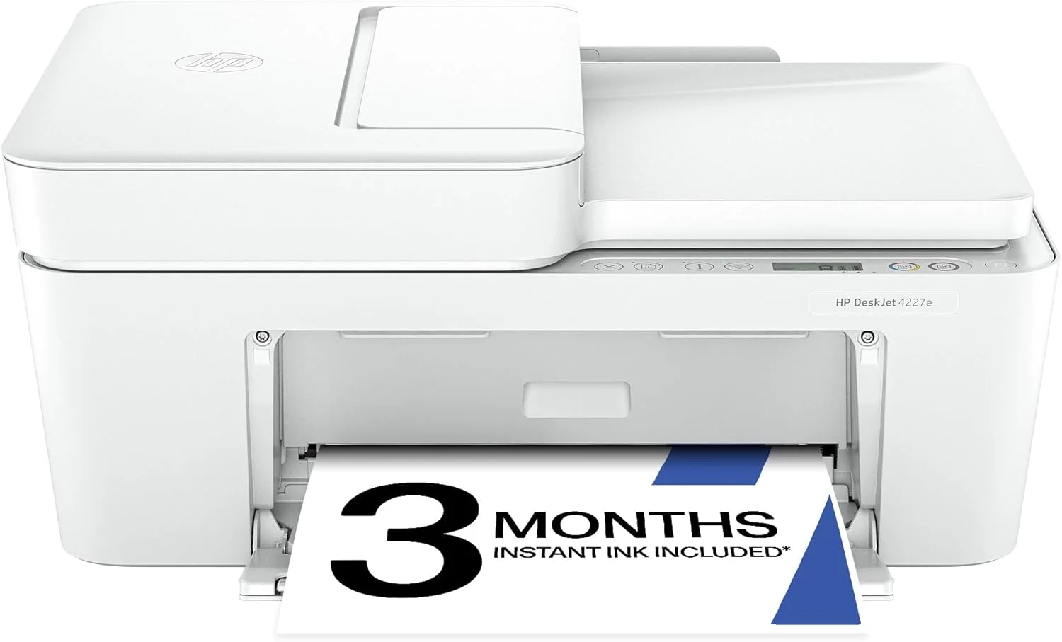 پرینتر جوهرافشان رنگی چندکاره بی‌سیم HP DeskJet 4255e، اسکنر، کپی‌کننده، مناسب برای خانه، شامل 3 ماه جوهر