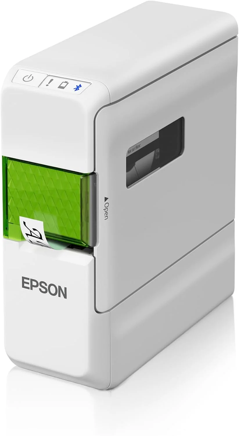 چاپگر قابل حمل و شیک Epson LW-C410 LabelWorks برای خانه و محل کار، سازگار با 50 نوار و چاپ تا عرض 18 میلی متر نوار و ریبون