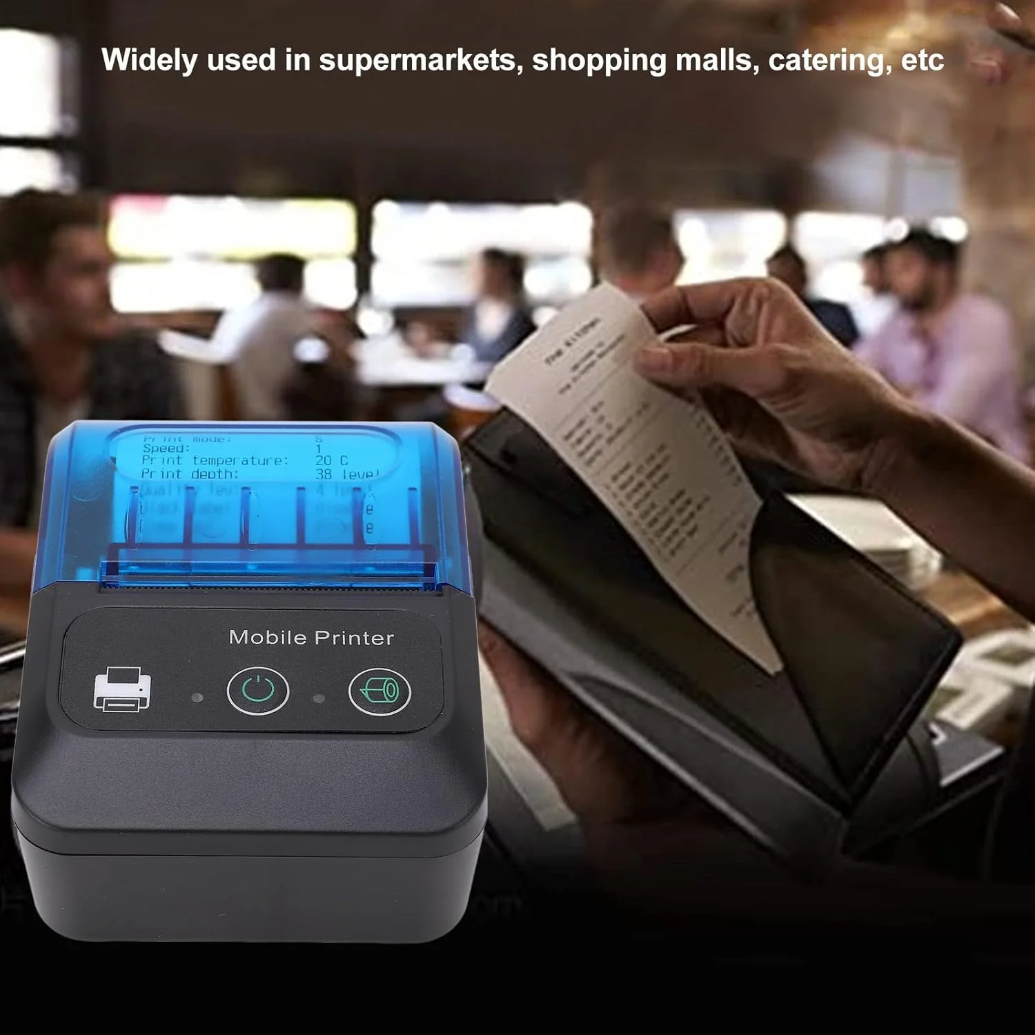 چاپگر حرارتی برچسب Luqeeg 4x6 سازگار با و مناسب برای استفاده در Ebay و Shopify