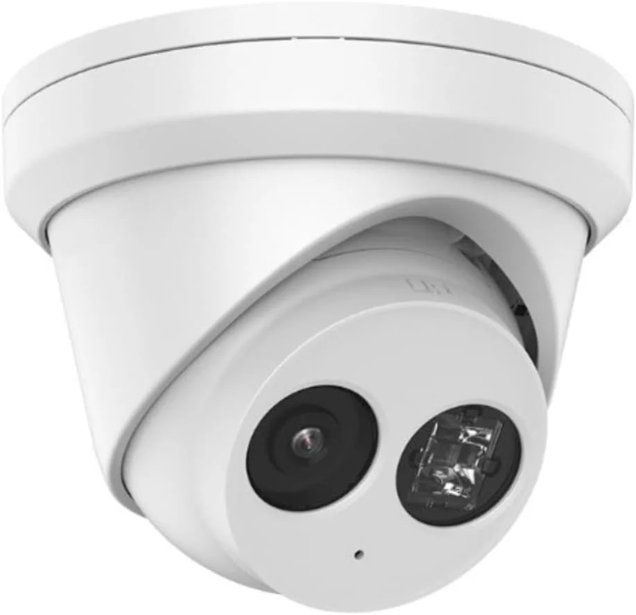 دوربین تحت شبکه 4K 8MP AcuSense مدل DS-2CD2383G2-I، دوربین دام برجکی PoE، استاندارد IP67 مناسب فضای باز، WDR 120dB واقعی، لنز زاویه باز 4 میلی‌متری، IK10، H.265+، نسخه انگلیسی، تشخیص انسان و وسیله نقلیه، سازگار با iVMS-4200