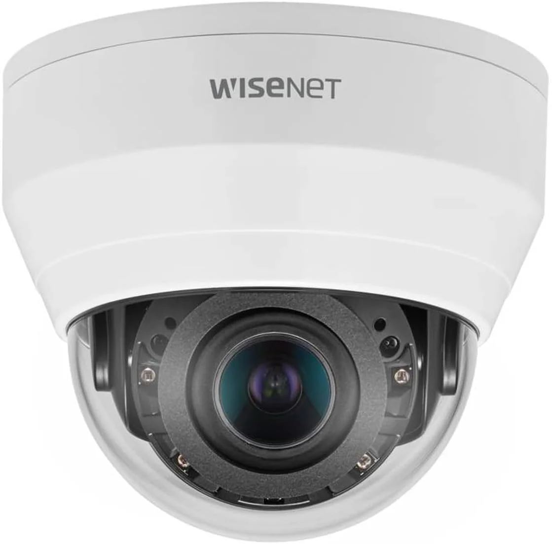 دوربین دام تحت شبکه 5 مگاپیکسلی Hanwha Techwin QND-8080R با لنز وریفوکال موتورایز 3.2 تا 10 میلی‌متری (3.1 برابر) و اتصال RJ45