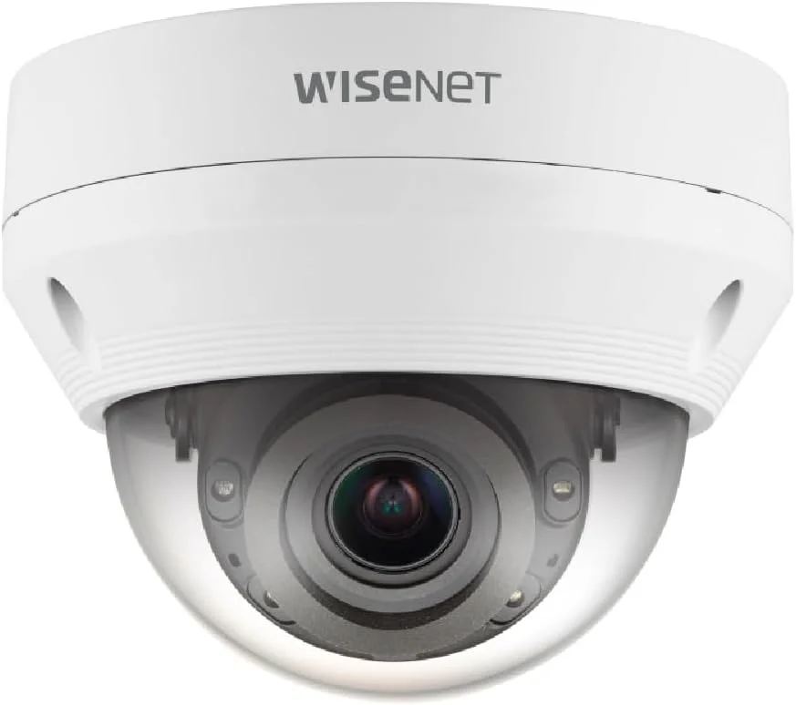 دوربین دام تحت شبکه 2 مگاپیکسلی Hanwha Techwin QNV-6082R با قابلیت تشخیص هوشمند IR، لنز وریفوکال 3.2 تا 10 میلی‌متری (3.1x) و اتصال RJ45