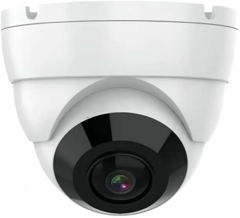 دوربین امنیتی گنبدی چشم ماهی 8 مگاپیکسل 4K واقعی HD PoE IP با زاویه دید فوق عریض 180 درجه پانوراما، دید در شب IR تا 65 فوت، H.265 IP66 ضد آب، سازگار با NVR، مطابق با NDAA