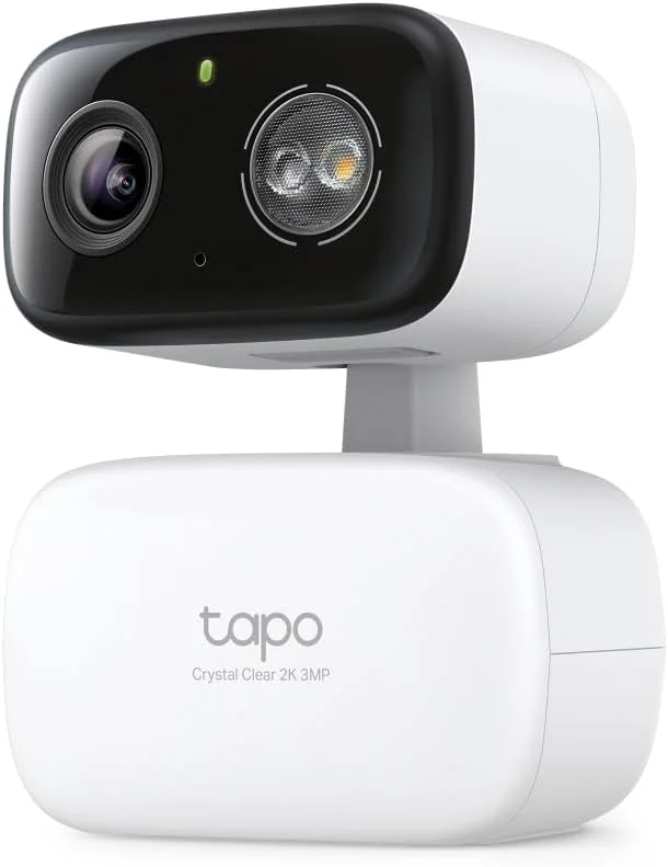 دوربین مداربسته کوچک 360 درجه Tapo C216 2K 3MP، ضبط داخلی/خارجی، تشخیص هوش مصنوعی و اعلان‌ها، کارت MicroSD تا 512 گیگابایت