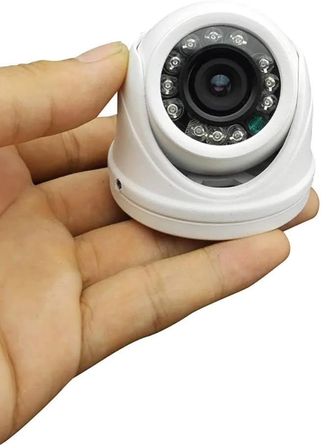 دوربین مداربسته 960h 1200tvl HD 1/3 اینچ CMOS با 12 LED و لنز 3.6 میلی‌متری واید انگل، مینی آرمور دام، مناسب فضای داخلی و خارجی