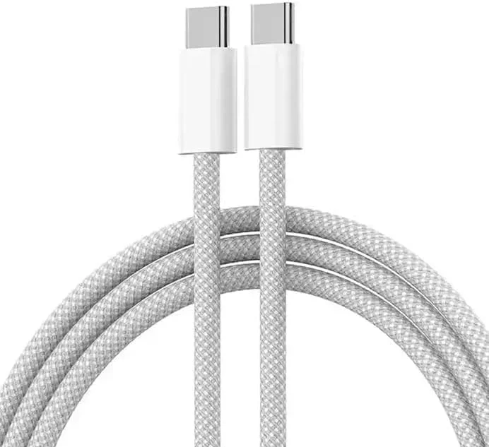 کابل USB C Type-C برای آیفون 17 پرو، 17 پرو مکس، 17 ایر، شارژ سریع، لوازم جانبی شارژر، 15، 16، 17 پرو/مکس 60 وات (1 متر) - تصویر 2 کابل USB C Type-C برای آیفون 17 پرو، 17 پرو مکس، 17 ایر، شارژ سریع، لوازم جانبی شارژر، 15، 16، 17 پرو/مکس 60 وات (1 متر) - تصویر 2