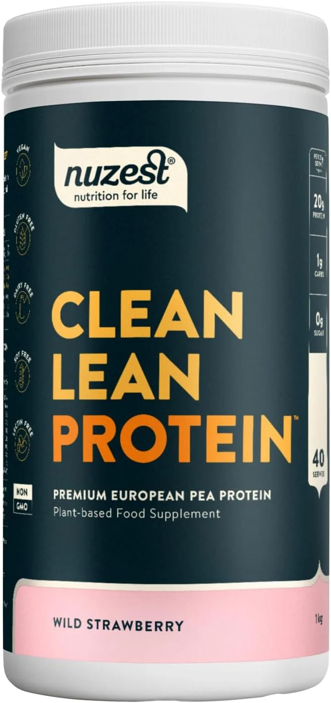 پروتئین گیاهی خالص Nuzest - توت فرنگی وحشی - 1 کیلوگرم