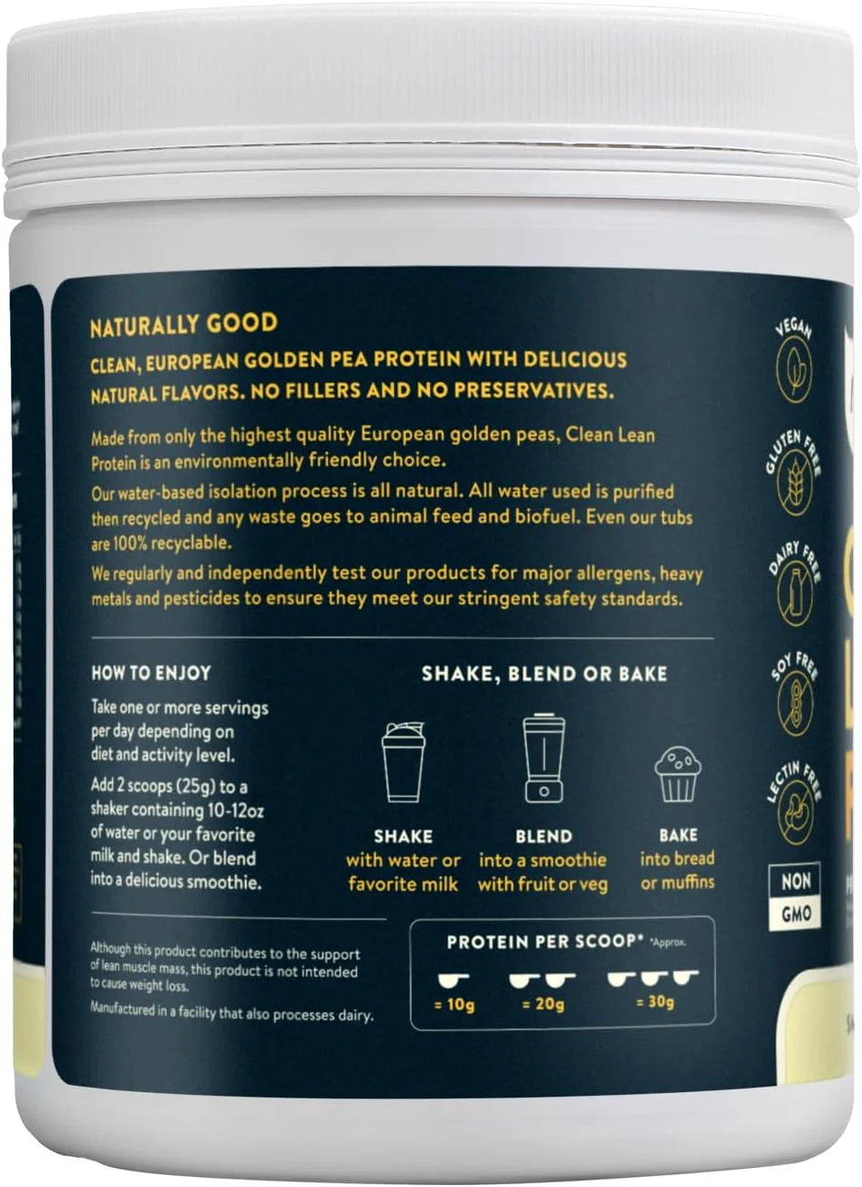 Nuzest - پروتئین خالص بدون چربی با طعم وانیل ملایم 17.6 اونس 159292