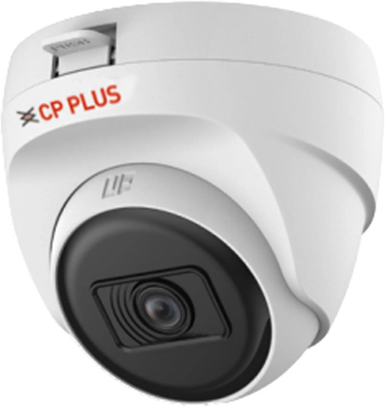 دوربین دام تحت شبکه سیم دار داخلی CP PLUS با رزولوشن 2.4 مگاپیکسل فول اچ دی مدل CP-URC-DC24PL3CL-V2 سازگار فقط با DVR | دید در شب سیاه و سفید تا 30 متر با مادون قرمز | لنز 3.6 میلی متری | تشخیص حرکت، سفید (بازسازی شده)