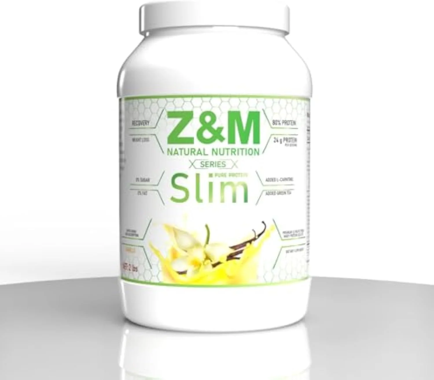 پروتئین اسلیم Z&M (900 گرمی، وانیلی)