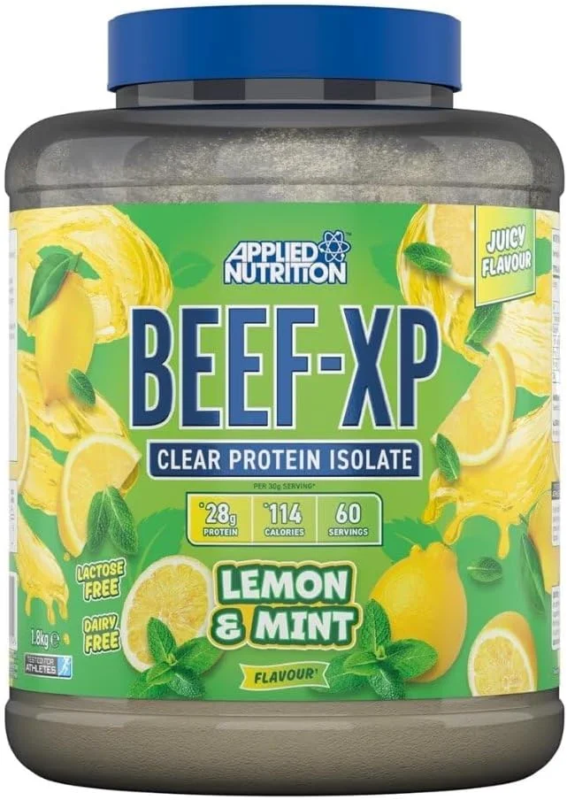 پروتئین ایزوله گوشت گاو BEEF-XP شفاف ۱.۸ کیلوگرم (۶۰ سروینگ) طعم لیمو و نعناع