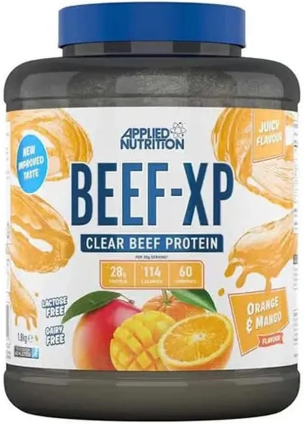 پروتئین ایزوله گوشت گاو BEEF-XP شفاف ۱.۸ کیلوگرم (۶۰ سروینگ) - پرتقال و انبه