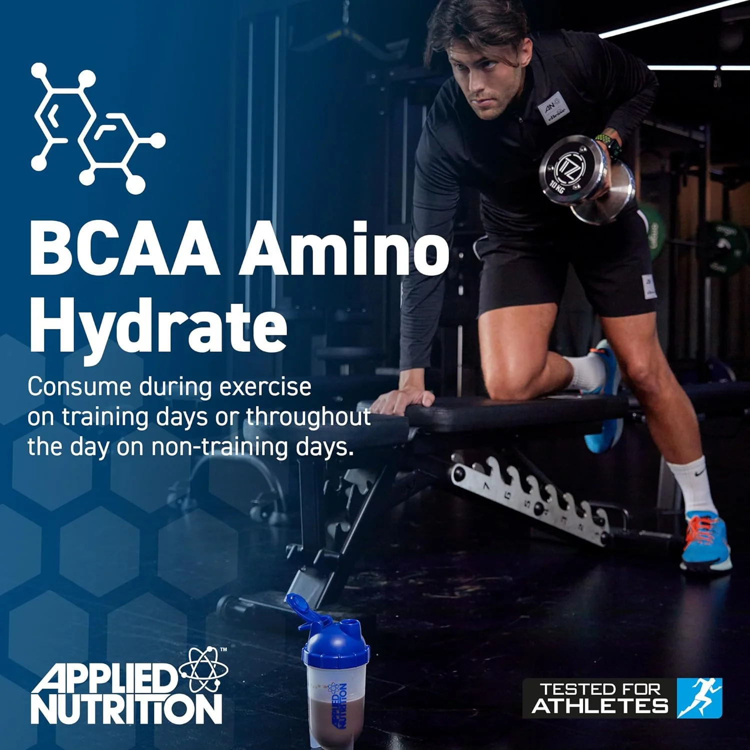 مجموعه تغذیه کاربردی: پودر BCAA ۴۵۰ گرم + بطری آب Lifestyle ۱۰۰۰ میلی لیتر | مکمل آمینو اسیدهای شاخه دار BCAA، حین تمرین و ریکاوری (۴۵۰ گرم - ۳۲ سروینگ) (آناناس)