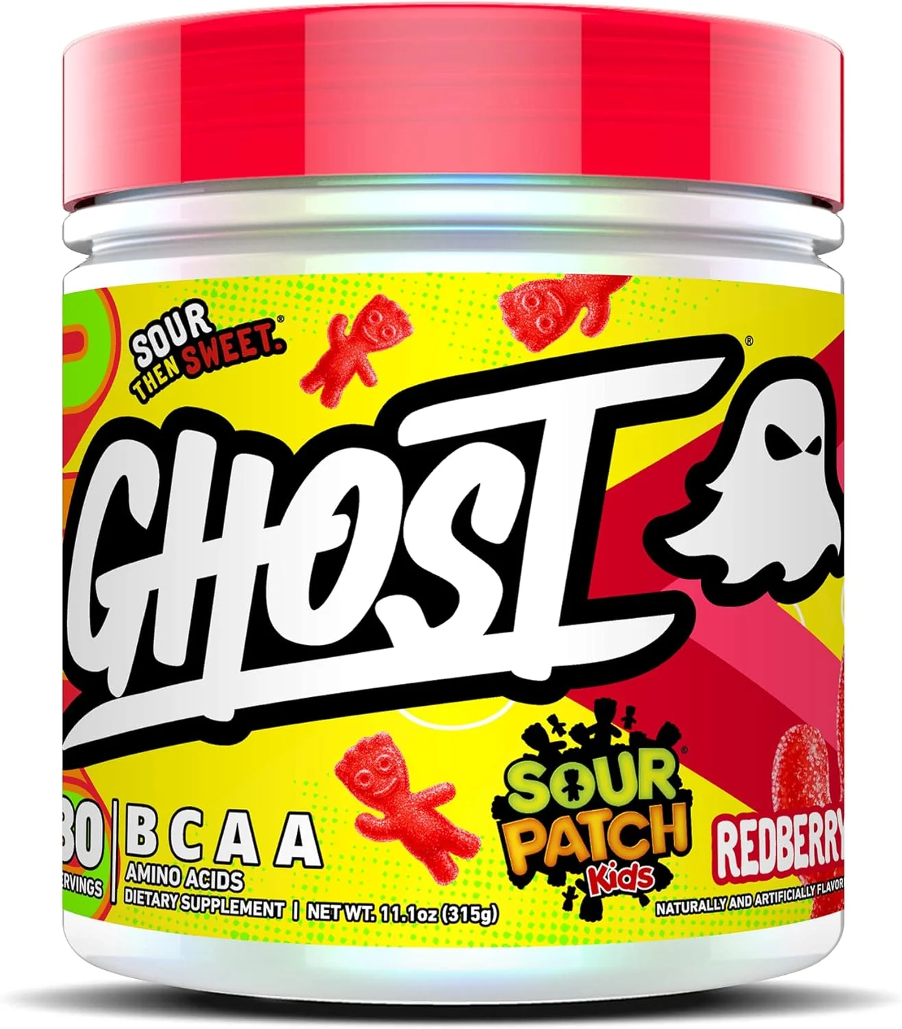 آمینو اسیدهای بی سی ای ای Ghost - توت قرمز پچ ترش