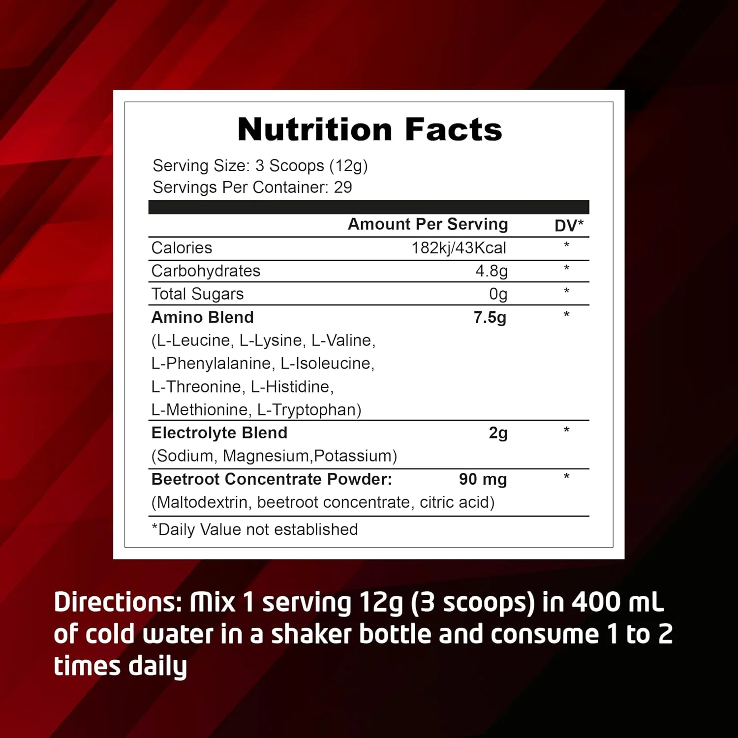 مکمل آمینو اسید ضروری Muscle Core Nutrition EAA وزن 350 گرم | حاوی 9 آمینو اسید ضروری | پشتیبانی از انرژی و هیدراتاسیون | 30 سروینگ، طعم لیموناد صورتی 350 گرم