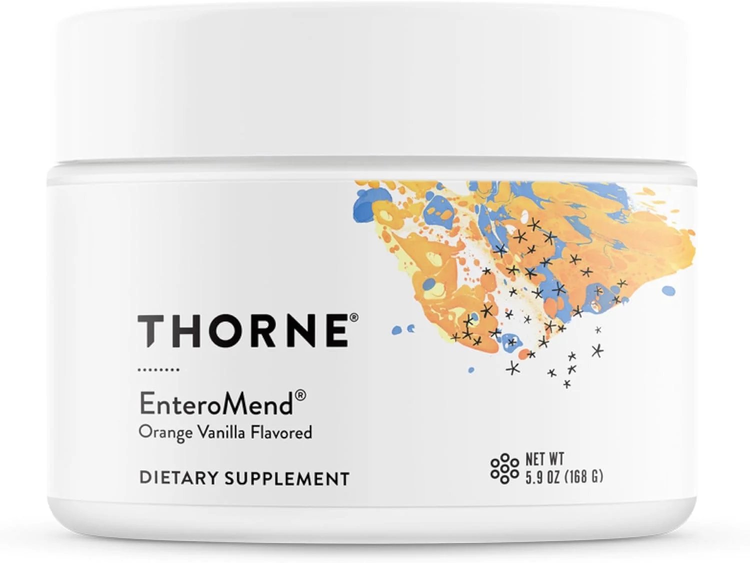 تُورن EnteroMend - فرمول گیاهی و اسید آمینه برای حمایت از سلامت روده (طعم پرتقال و وانیل) - دارای گواهی NSF برای ورزش - 168 گرم