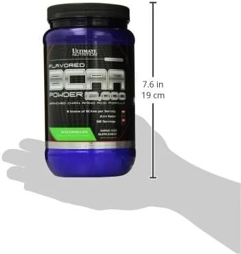 پودر BCAA طعم‌دار آلتیمیت نوتریشن - بدون کافئین با 3 گرم لوسین، 1.5 گرم والین، 1.5 گرم ایزولوسین - مکمل اسید آمینه بعد از تمرین، انگور، 60 سروینگ