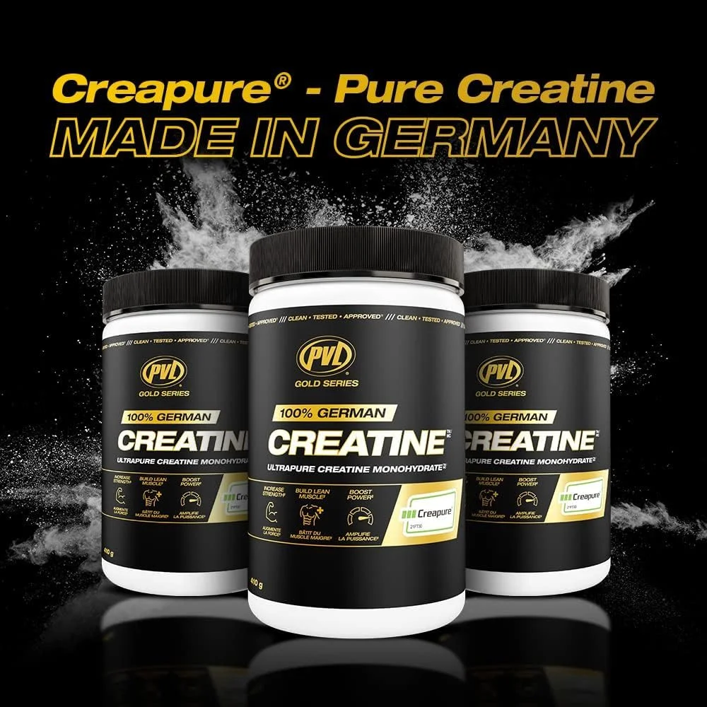 پودر کراتین مونوهیدرات خالص PVL Creapure - کراتین آلمانی ۱۰۰٪ خالص - ۸۲ سروینگ - ۴۱۰ گرم
