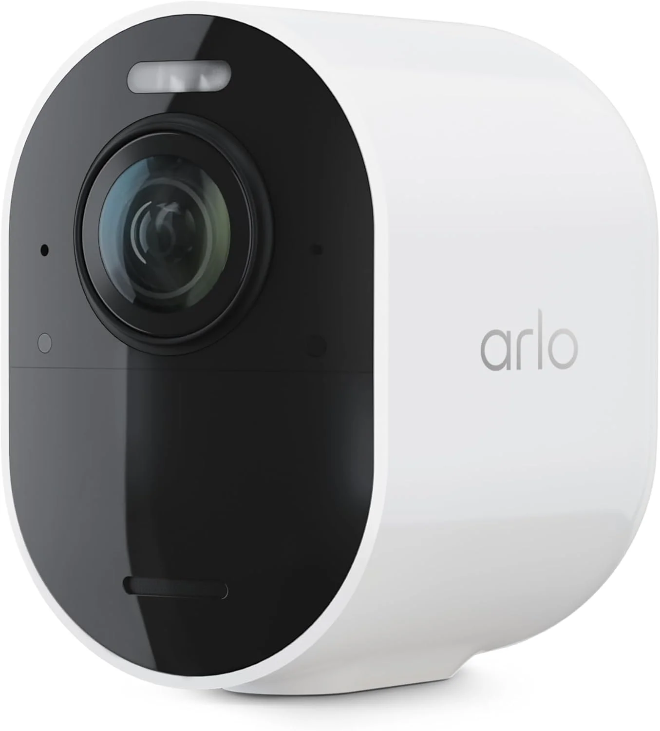 دوربین امنیتی خانگی بی‌سیم Arlo Ultra 2 Spotlight Camera 4K HDR (فقط دوربین، SmartHub جداگانه فروخته می‌شود و برای کارکرد مورد نیاز است) دید 180 درجه، صدای دو طرفه، مشکی