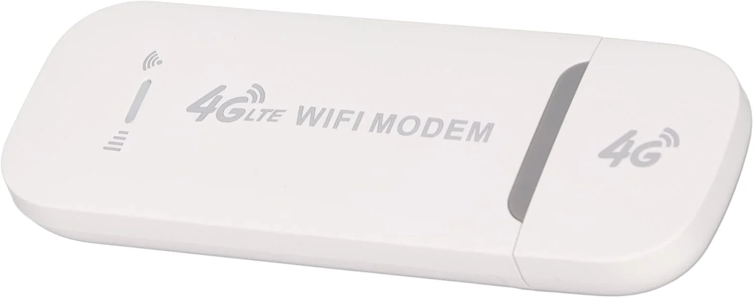 مودم USB 4G LTE، مودم USB وای فای 150 مگابیت بر ثانیه 4G LTE، دانگل وای فای سیم کارت هات اسپات موبایل جیبی برای کار در خانه و مسافرت، پشتیبانی از 8-10 کاربر