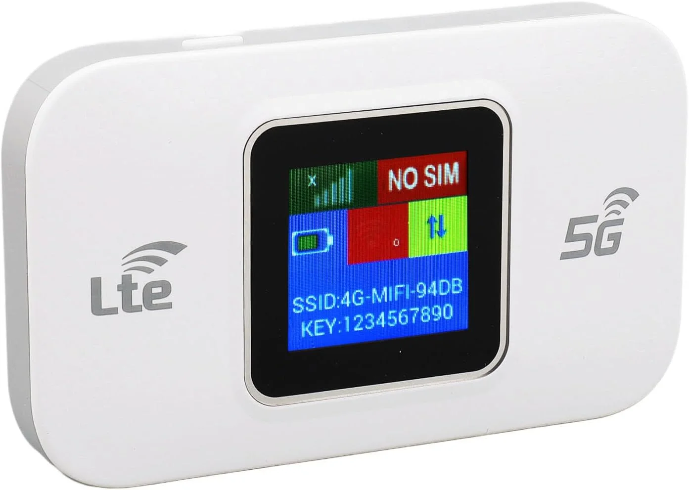 مودم همراه مسافرتی Eacam، روتر وای فای 4G LTE، هات اسپات وای فای موبایل با سرعت بالا 300 مگابیت بر ثانیه برای تلفن، تبلت، لپ تاپ، تا 10 دستگاه، کنترل امن داده، مناسب برای سفر