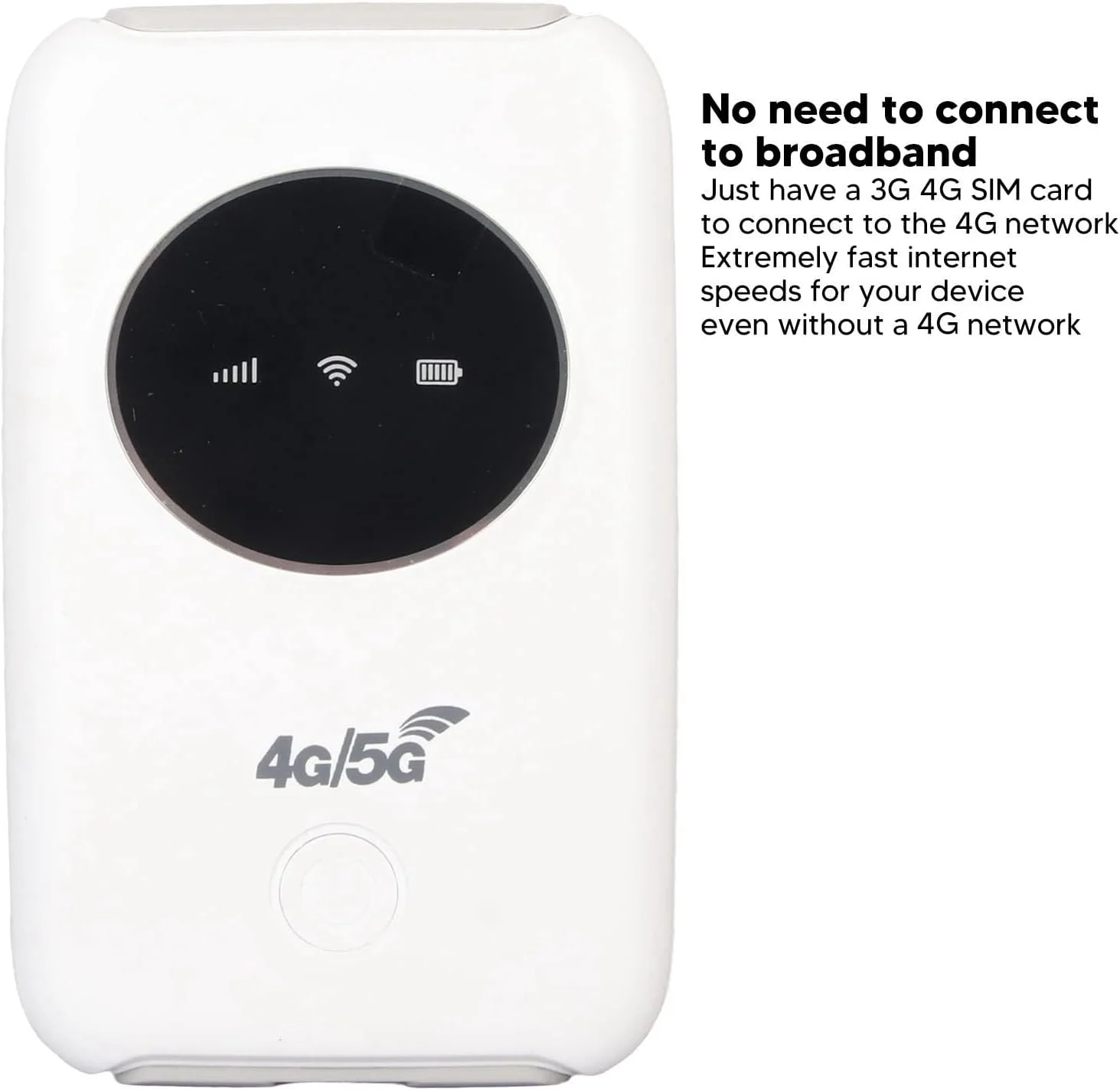 مودم وای فای 4G آنلاک شده Eacam 150Mbps، دارای درگاه سیم کارت، باتری 3200mAh، پشتیبانی همزمان از 10 دستگاه، سبک وزن با منبع تغذیه، داخلی