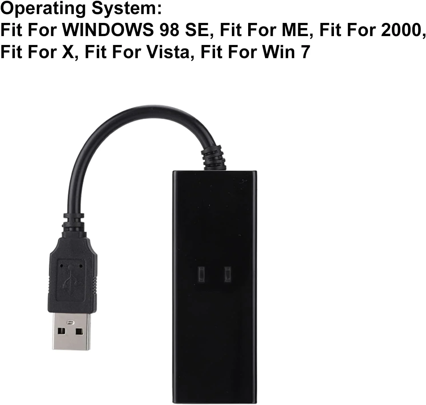 مودم فکس 56K USB 2.0 فلکسمن، مودم فکس صوتی شماره گیر اکسترنال، آداپتور شماره گیر سخت افزاری اکسترنال V.92 مناسب برای Win98 SE ME 2000 X Vista 7 8 10 XP