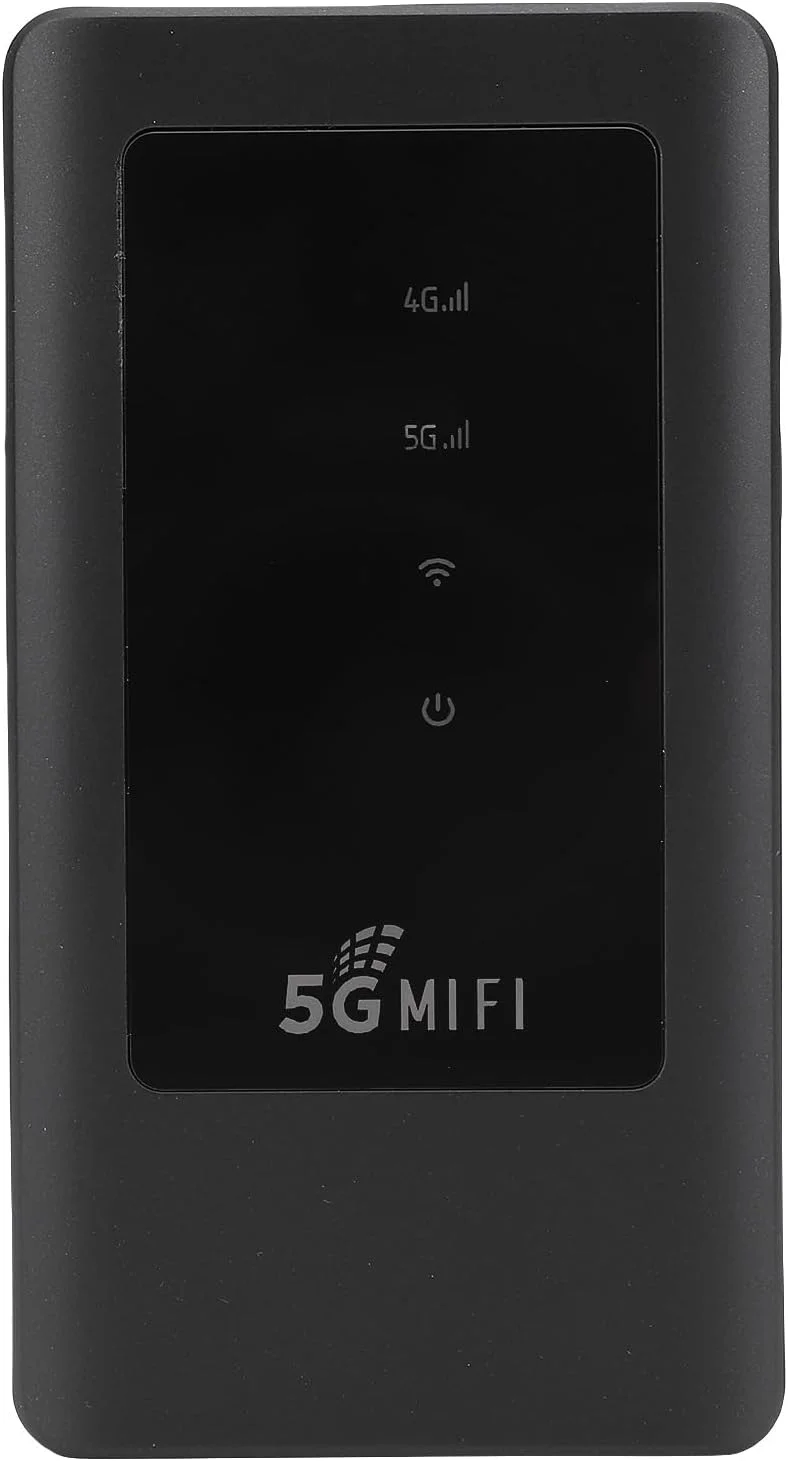 مودم وای فای 5G قابل حمل، سرعت 2.77 گیگابیت بر ثانیه، USB آنلاک شده با اسلات سیم کارت IP54، قابلیت اتصال 16 دستگاه
