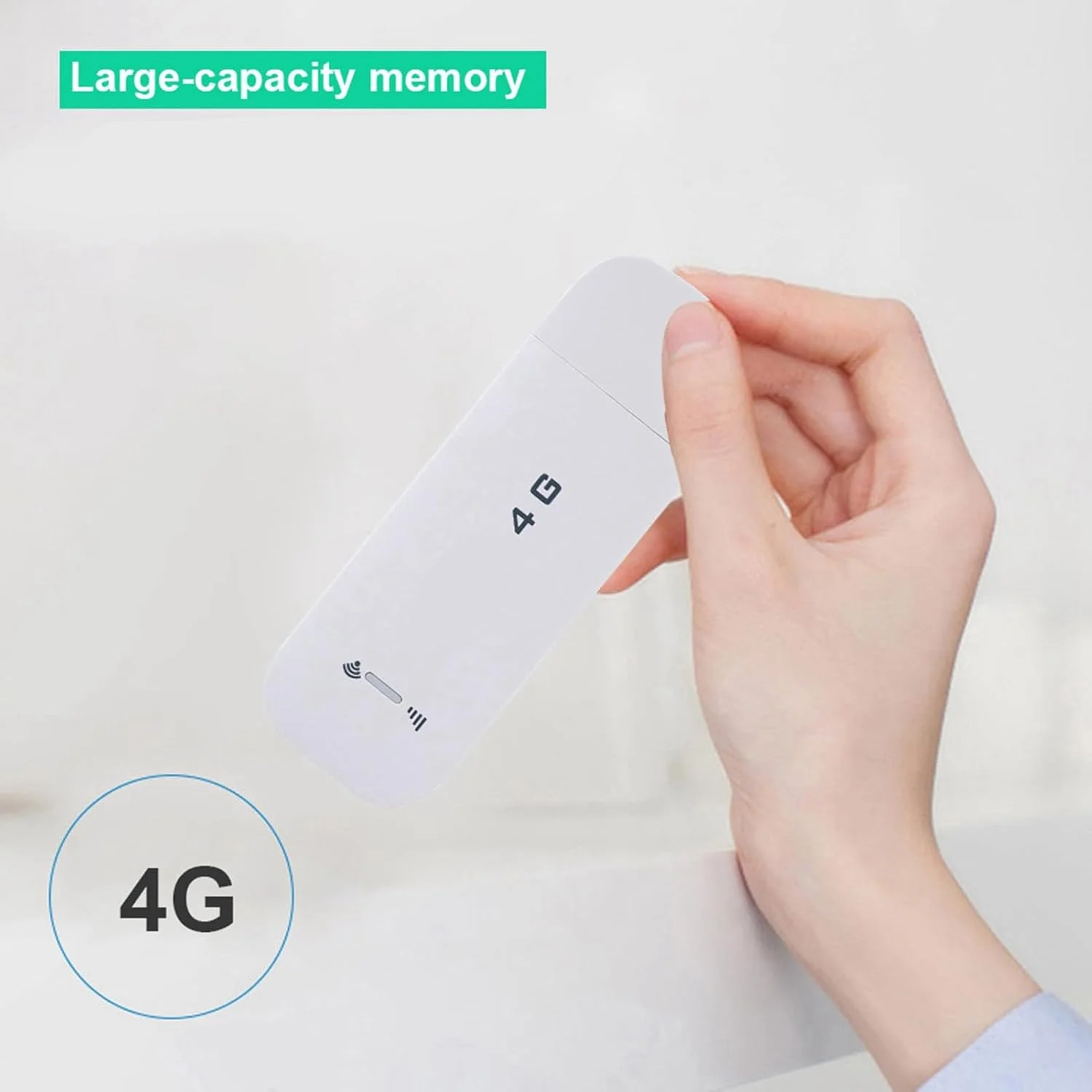 آداپتور USB و روتر وای فای جیبی 4G LTE با قابلیت اشتراک گذاری، سبک و قابل حمل برای اتصال در حال حرکت