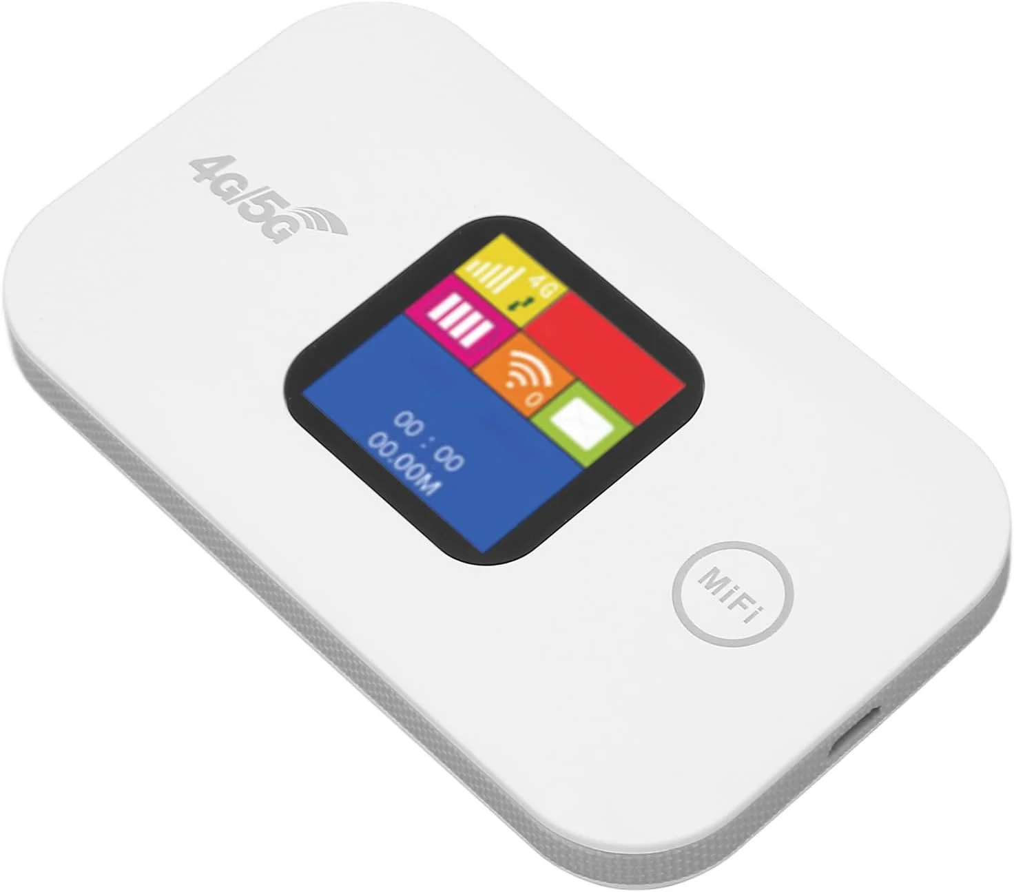 مودم روتر وای فای 4G کیکومی، دانگل وای فای سیم کارت باریک و جمع و جور با سرعت 150 مگابیت بر ثانیه و صفحه نمایش رنگی LED