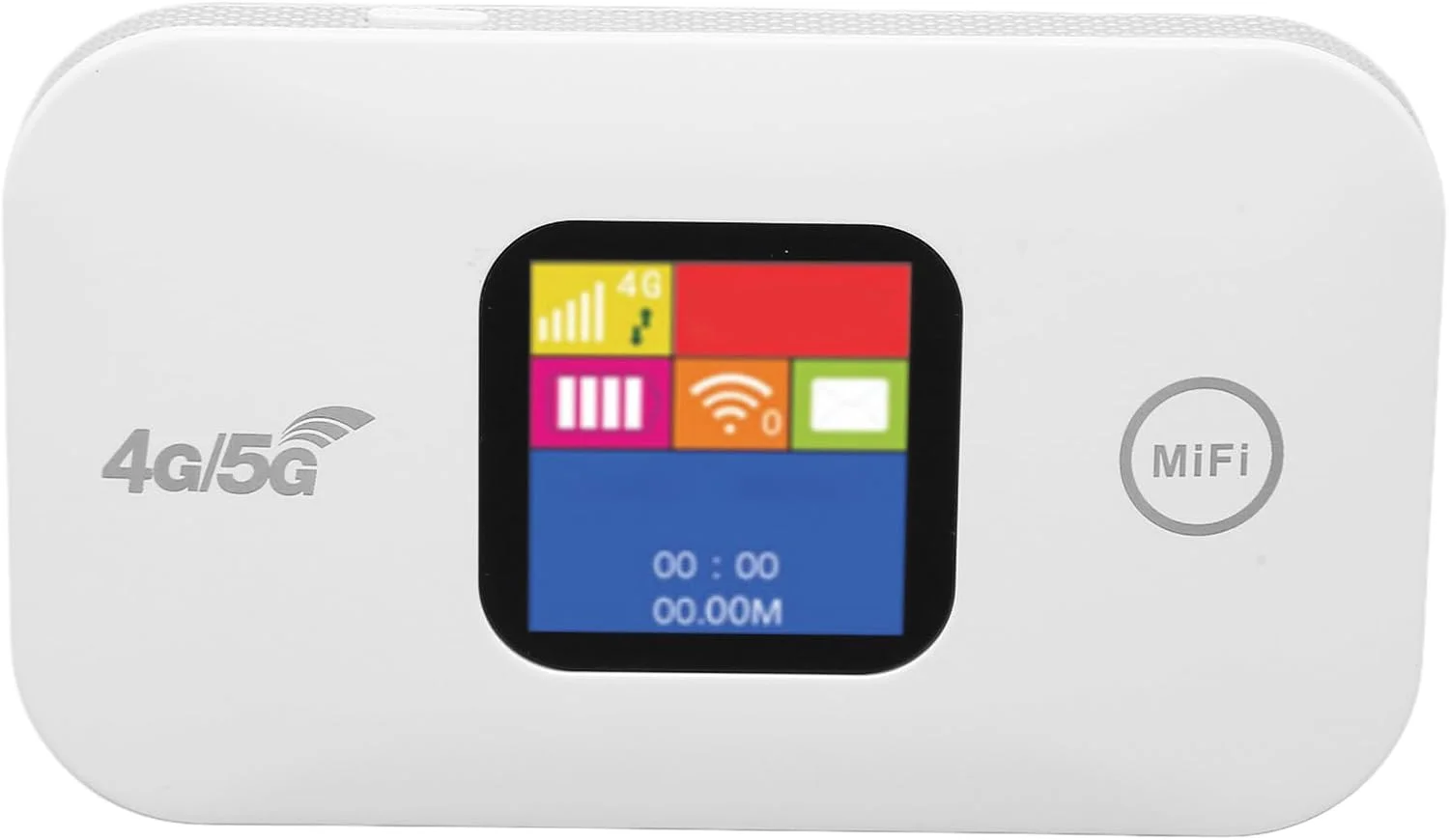 مودم روتر وای فای 4G کیکومی، دانگل وای فای سیم کارت باریک و جمع و جور با سرعت 150 مگابیت بر ثانیه و صفحه نمایش رنگی LED