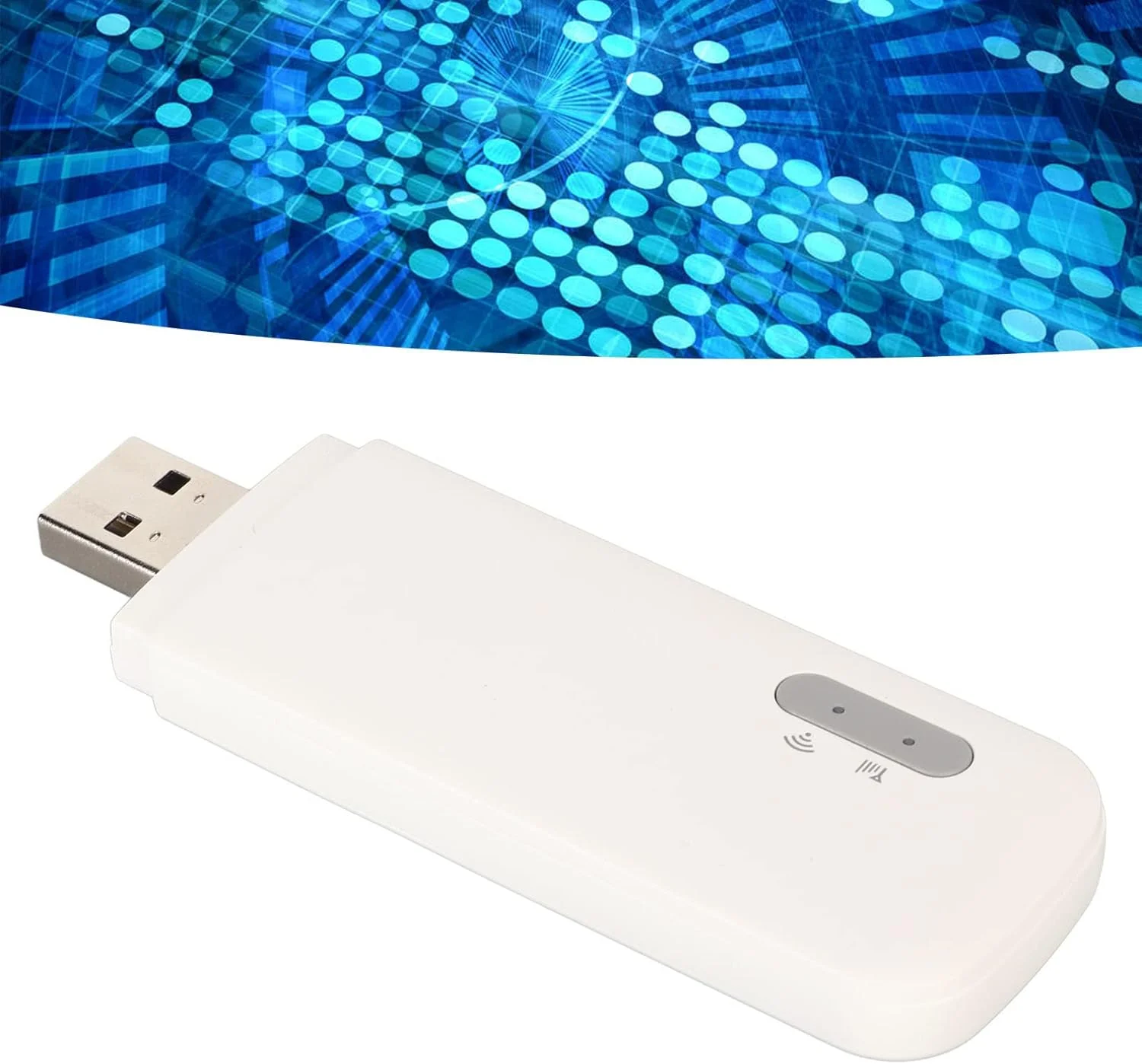 وای فای قابل حمل 4G LTE USB، هات اسپات موبایل وای فای 4G، پشتیبانی از 10 دستگاه، اشتراک اینترنت پرسرعت با اسلات کارت میکرو سیم برای تلفن، لپ تاپ، تلویزیون