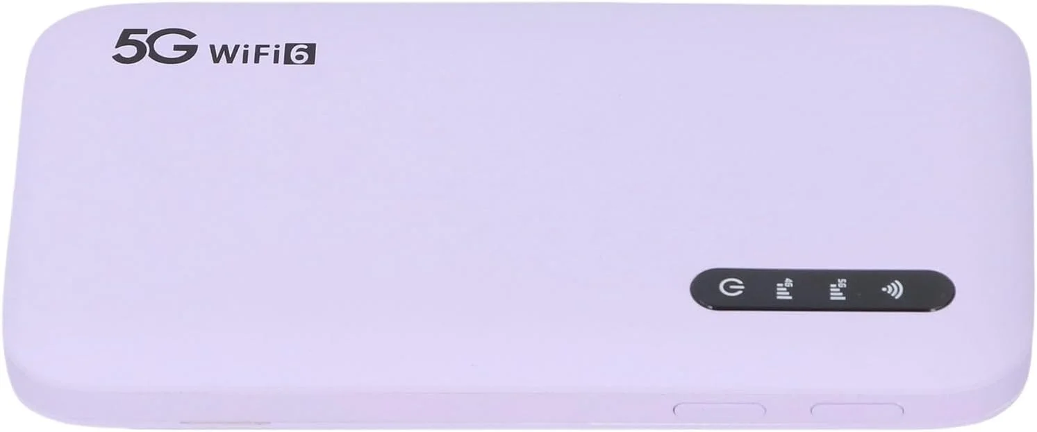 هات اسپات موبایل 5G، روتر وای فای مسافرتی بی سیم قابل حمل، 6100mAh، پشتیبانی از 16 دستگاه، 2.77 گیگابیت بر ثانیه دانلود، 1.25 گیگابیت بر ثانیه آپلود