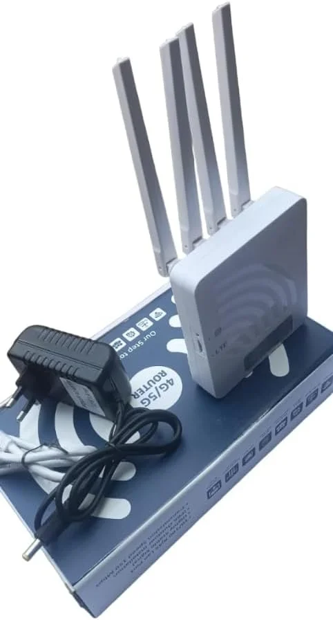 مودم اینترنت بی‌سیم پرسرعت MYWIIF4G4ASQ - سفید (بازسازی شده)، پشتیبانی از تمام DVRهای دوربین مداربسته و تلویزیون‌های هوشمند، پشتیبانی از تمام شبکه‌ها، پشتیبانی از روتر 4G LTE