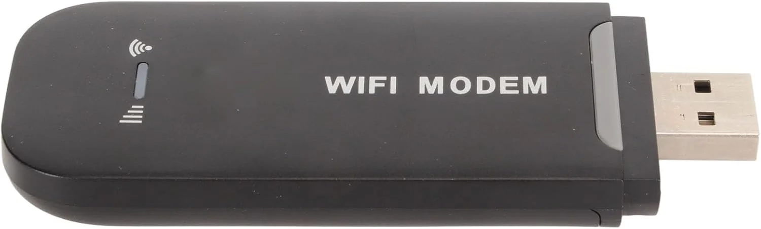 مودم روتر قابل حمل 4G، روتر وای فای 4G با سرعت بالا و محافظت چندگانه 150 مگابیت بر ثانیه برای خانواده (مشکی)